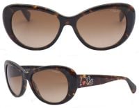 Vogue eyewear Damen Sonnenbrille VO2868S-B W656/13 56mm - Havana Braun Vollrand mit Strass