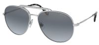 Miu Miu Damen Sonnenbrille MU53VS 1BC-169 57mm Core Collection - Silber Pilot