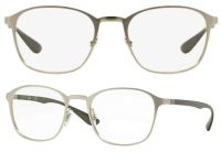 Ray-Ban Damen Brillenfassung RX6357 2879 48mm - Silber Metall Vollrand - Elegant