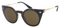 Versace VE4410 108/73 60mm Damen Sonnenbrille - Braun Gold Kunststoff Vollrand