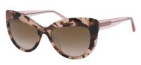 George Gina & Lucy Damen Sonnenbrille CRUCIFEYE 001 54mm - Braun Verlaufend & Gold Verspiegelt