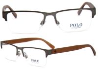 Polo Ralph Lauren Brillenfassung PH1164 9050 54mm - Halbrand - Graumetallic/Braun - Unisex