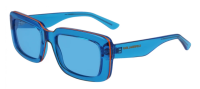 Karl Lagerfeld Sonnenbrille KL6101S 450 54mm - Blau Transparent/Orange Unisex