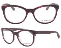 Emporio Armani Damen Brillenfassung EA3105 5389 52mm - Mauve-Magenta Vollrand