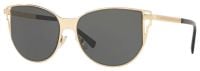 Versace VE2211 1002/87 56mm Damen Sonnenbrille verspiegelt gold cat eye
