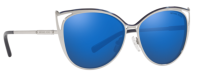 Michael Kors Sonnenbrille MK1020 116755 56mm Ina - Blau Verspiegelt - Cat Eye - Für Damen und Herren