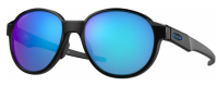 Oakley Herren Sonnenbrille OO4144-02 53mm Coinflip - Prizm Sapphire - Schwarz Blau Verspiegelt