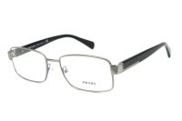 Prada Brillenfassung PR53RV 7CQ-1O1 54mm - Aussteller -Silber Vollrand für Damen und Herren