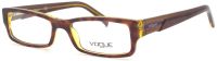 Vogue Damen Brillenfassung VO2644 1973 51mm - Havana Braun Gelb Transparent Kunststoff Vollrand