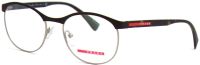 Prada Sport Unisex Brillenfassung PS50IV VY2-1O1 51mm - Braun Silber Rot Matt