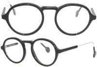 l.a.Eyeworks Brillenfassung Dash 101 - 45mm schwarz Rund Kunststoff Vollrand