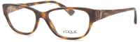 Vogue Damen Brillenfassung VO2841 1553 54mm - Havanna Braun Transparent - Kunststoff Vollrand