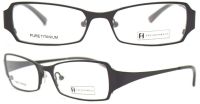 Freudenhaus Unisex Titan Brillenfassung Delta 2 BLK 51mm - matt schwarz