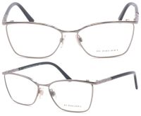 Burberry Damen Brillenfassung BE1209 1006 55mm - Silber Metall Vollrand