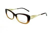Burberry BE2203 3369 52mm Damen Brillenfassung - Vollrand - Braun Gemustert