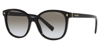 Prada Sonnenbrille PR22ZS 1AB-0A7 53mm - Damen - Schwarz Kunststoff - Grau Verlaufende Gläser
