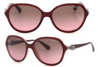 VOGUE Damen Sonnenbrille VO2916-SB 2323/14 58mm - Bordeaux/Rose Transparent - Strass