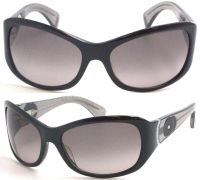 Calvin Klein Damen Sonnenbrille CK831S 090 123mm - Schwarz Kunststoff Vollrand - UV Schutz
