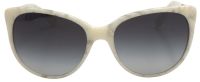 Dolce&Gabbana DG4156 1967/8G 56mm Damen Sonnenbrille - Weiß Grau Gemustert mit UV-Schutz
