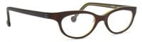Vintage l.a. Eyeworks Sonnenbrille Jugs 202 137mm - Braun Gelb Unisex