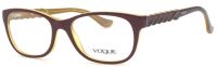 Vogue Damen Brillenfassung VO2911 2287 51mm - Bordeaux Kunststoff Vollrand