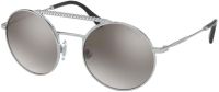 Miu Miu Sonnenbrille MU52VS 1BC-5O0 50mm - Braun Gradient - Silber Schwarz Strass - Unisex