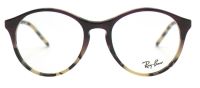 Ray-Ban RX5371 5869 51mm - Dunkles Aubergine Havana Beige - Unisex