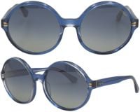 Vogue Eyewear Damen Sonnenbrille VO2919-S 2255/1G 55mm - Blau Transparent - Leicht Verspiegelt