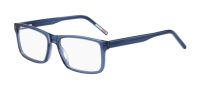 Hugo Herren Brillenfassung HG1262 PJP 55mm - Blau Rechteckig Kunststoff Vollrand