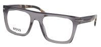Boss 1597 ACI 52mm Brillenfassung - Grau Transparent Kunststoff Vollrand für Damen und Herren