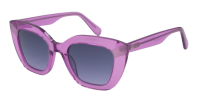 United Colors of Benetton Damen Sonnenbrille BE5061 703 50mm - Violett Transparent - Blau Gradient