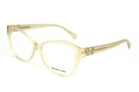 Michael Kors Damenbrillenfassung MK4001MB 3025 Lido - 57mm - Creme/Transparent, Gold mit Strass