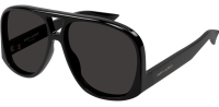 Saint Laurent Unisex Sonnenbrille SL652Solage 001 59mm - Schwarz Kunststoff - Graue Gläser