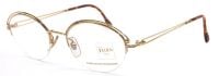 Henry Jullien DIVINALE 02 Brillenfassung 51mm - Gold Halbrand Oval - für Herren und Damen
