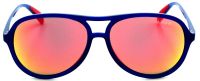 Vogue Damen Sonnenbrille VO2914-S 2130/6Q 57mm - Blau Kunststoff-Rahmen Rot Verspiegelt