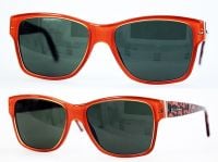 Dolce&Gabbana Damen Sonnenbrille DG3126 2570 52mm - Kunststoff Vollrand - Orange/Salmon