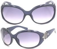 Giorgio Armani Damen Sonnenbrille AR430/S PQJPG 61mm - Kunststoff Vollrand - Schwarz Transparent