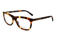 Burberry Unisex Brillenfassung BE2163 3382 53mm - Braunt&ouml;ne, Flexb&uuml;gel, Kunststoff