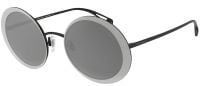 Giorgio Armani Sonnenbrille Damen AR6087 3014/6G 59mm - Schwarz Grau Verspiegelt
