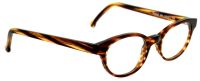 L.A. EYEWORKS Sonnenbrille Mr. Honey 155 129mm - Braun Gemustert Transparent - Unisex