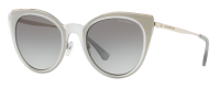 Emporio Armani Damen Sonnenbrille EA2063 3015/11 52mm - Silber Grau Transparent Matt