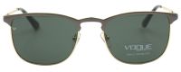 Vogue Sonnenbrille VO3829-S 914/71 54mm - Grau Gold Metall Vollrand - UV-Schutz - f&uuml;r Damen und