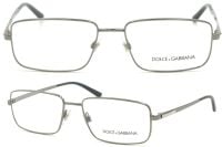 Dolce&Gabbana Brillenfassung DG1231 04 56mm - Silber Metall Vollrand - für Damen und Herren