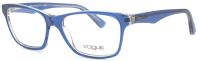 Vogue Unisex-Brillenfassung VO2787 2171 53mm - Blau Transparent - Kunststoff Vollrand