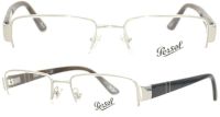 Persol Brillenfassung PO2323-V 518 51mm - Silber Metall Halbrand - für Damen und Herren