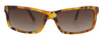 Dolce&Gabbana Damen Sonnenbrille DG4122 623/13 57mm - Braun Verlaufend - Bernstein Transparent Schwa