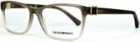 Emporio Armani Brillenfassung EA3076 5458 54mm - Braun Beige Transparent - Kunststoff Vollrand