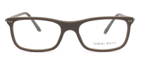 Giorgio Armani AR7085 5437 52mm Vollrand Brillenfassung - Unisex - khaki/silber