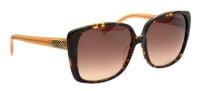 Esprit Damen Sonnenbrille ET17808 545 57mm - Braun Gemustert - Karamell Transparent - UV-Schutz
