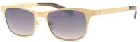 Freudenhaus Damen Sonnenbrille WARHOL MGD 50mm Titanium - Gold, Grau Verlauf